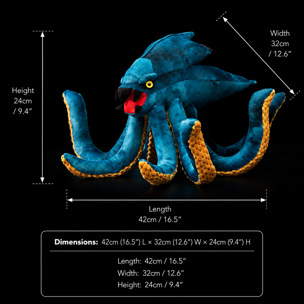 Kraken Soft Stuffed Plush Toy